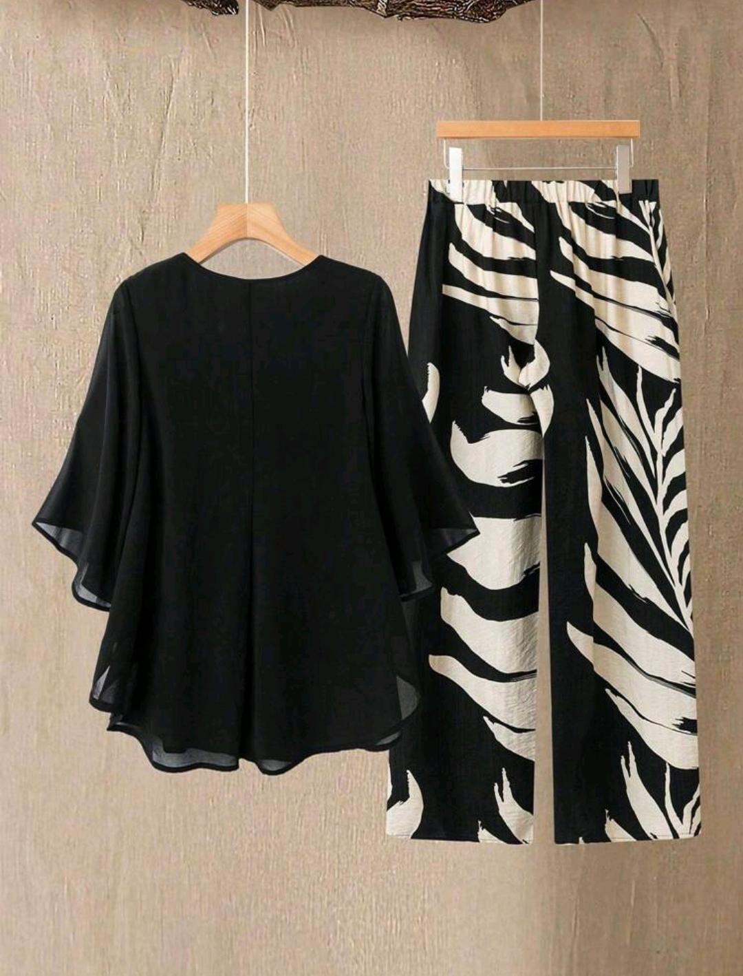 Conjunto Brisa Tropical Plus | Blusa y pantalón | Bajo pedido