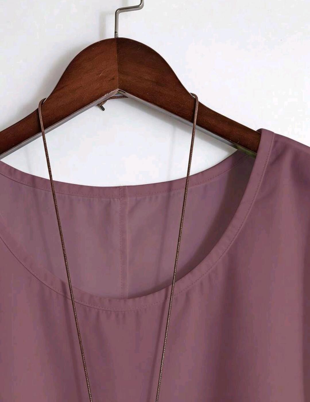 EMERY ROSE Conjunto de 2 piezas de top y pantalones estampados para mujer talla grande, estilo casual/vacacional con estampado.