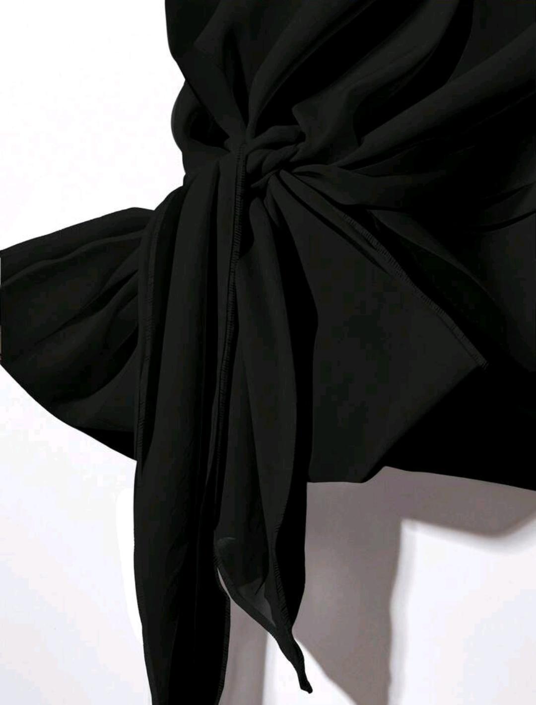 SHEIN VCAY Conjunto informal de 2 piezas con estampado de rayas, adecuado para el verano, talla grande.
