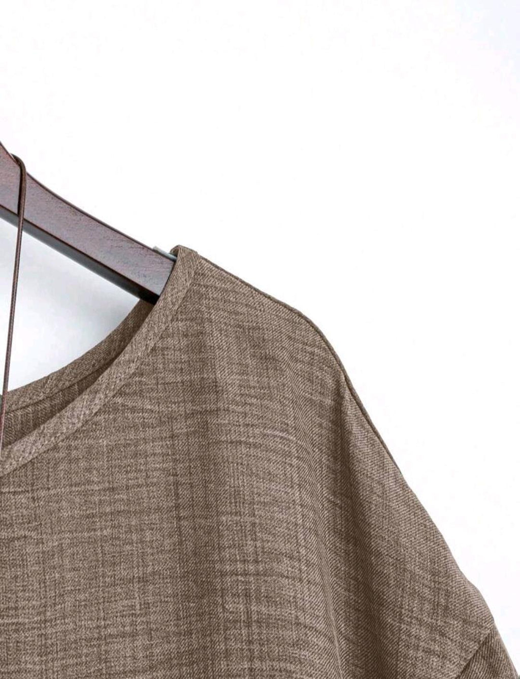 Blusa Plus de corte amplio y manga media | Bajo pedido