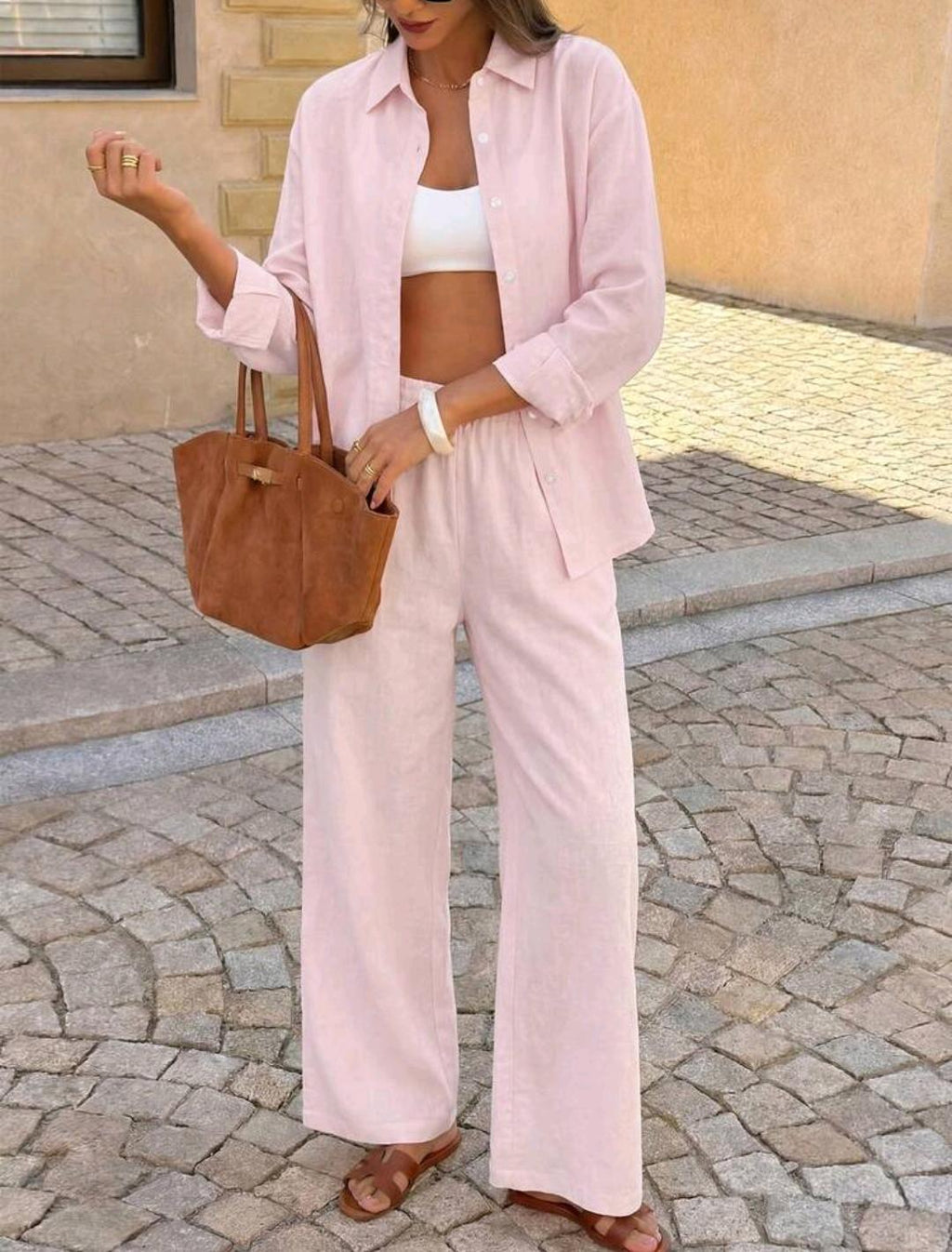 Conjunto de camisa y pantalón 100 % algodón | Bajo pedido
