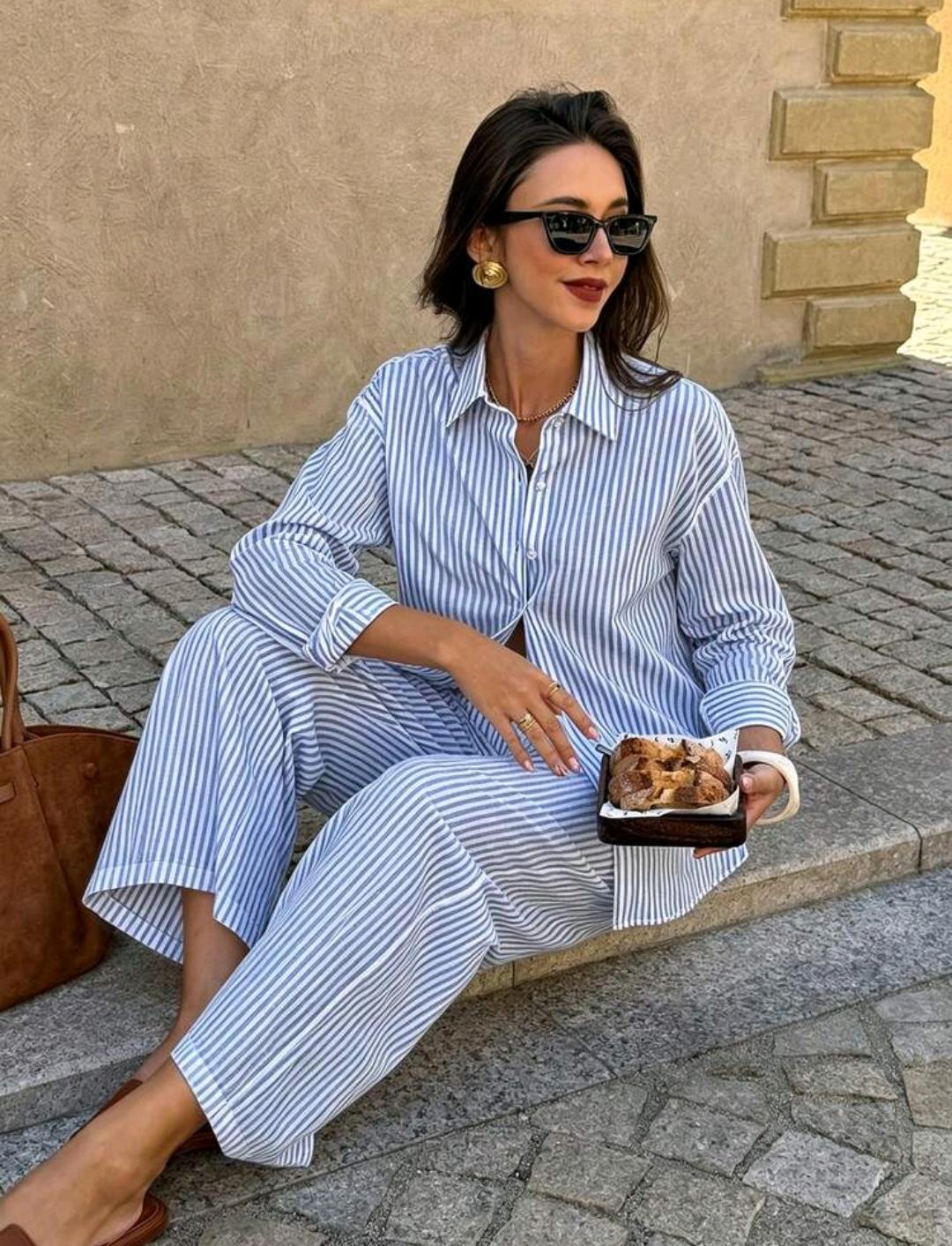 Conjunto de camisa y pantalón 100 % algodón | Bajo pedido