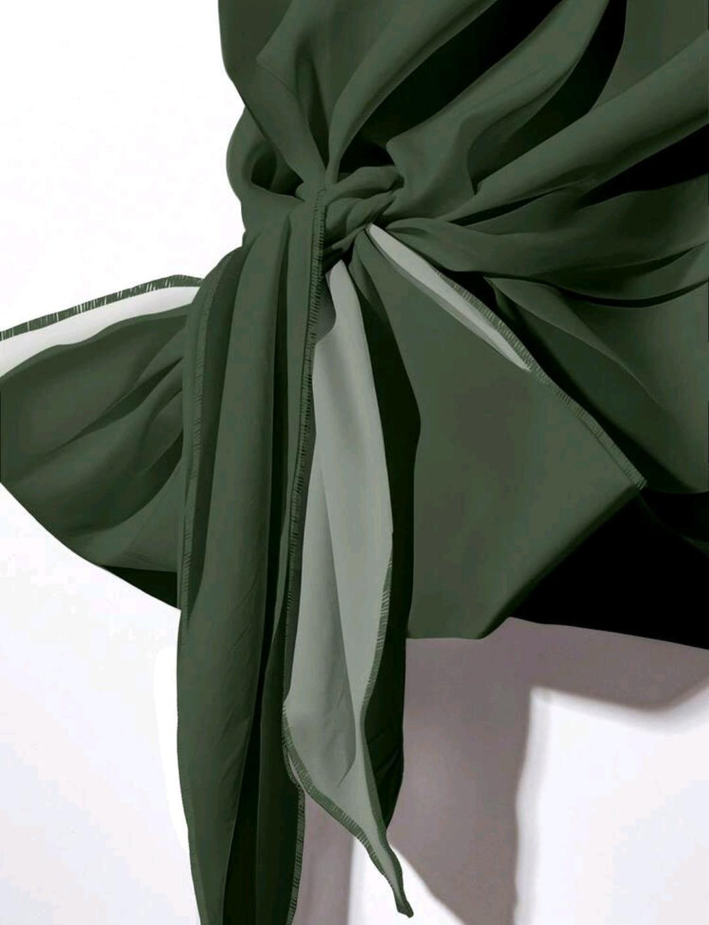 2 piezas Conjunto verde oscuro y pantalones rectos holgados con estampado geométrico, adecuado para primavera y verano.