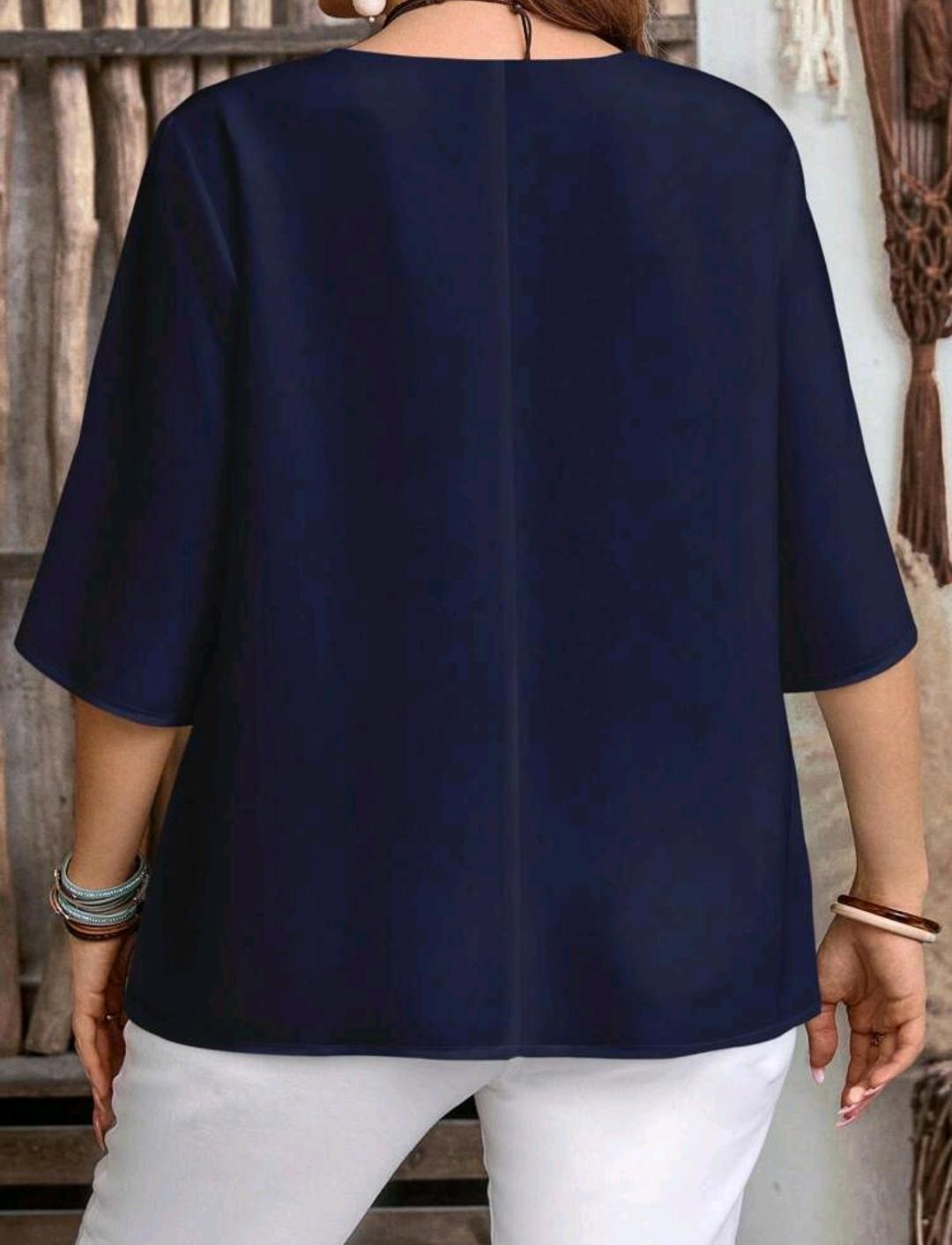 Blusa Amelia con detalle de botones