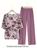 Conjunto de 2 piezas de pantalón y blusa