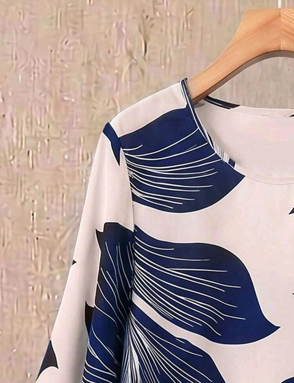 Conjunto de top y pantalones con estampado floral para mujer talla grande, conjunto casual de vacaciones, primavera/verano