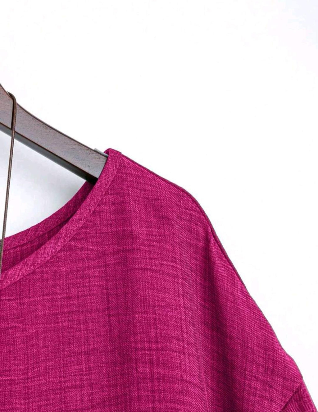 Blusa Plus de corte amplio y manga media | Bajo pedido