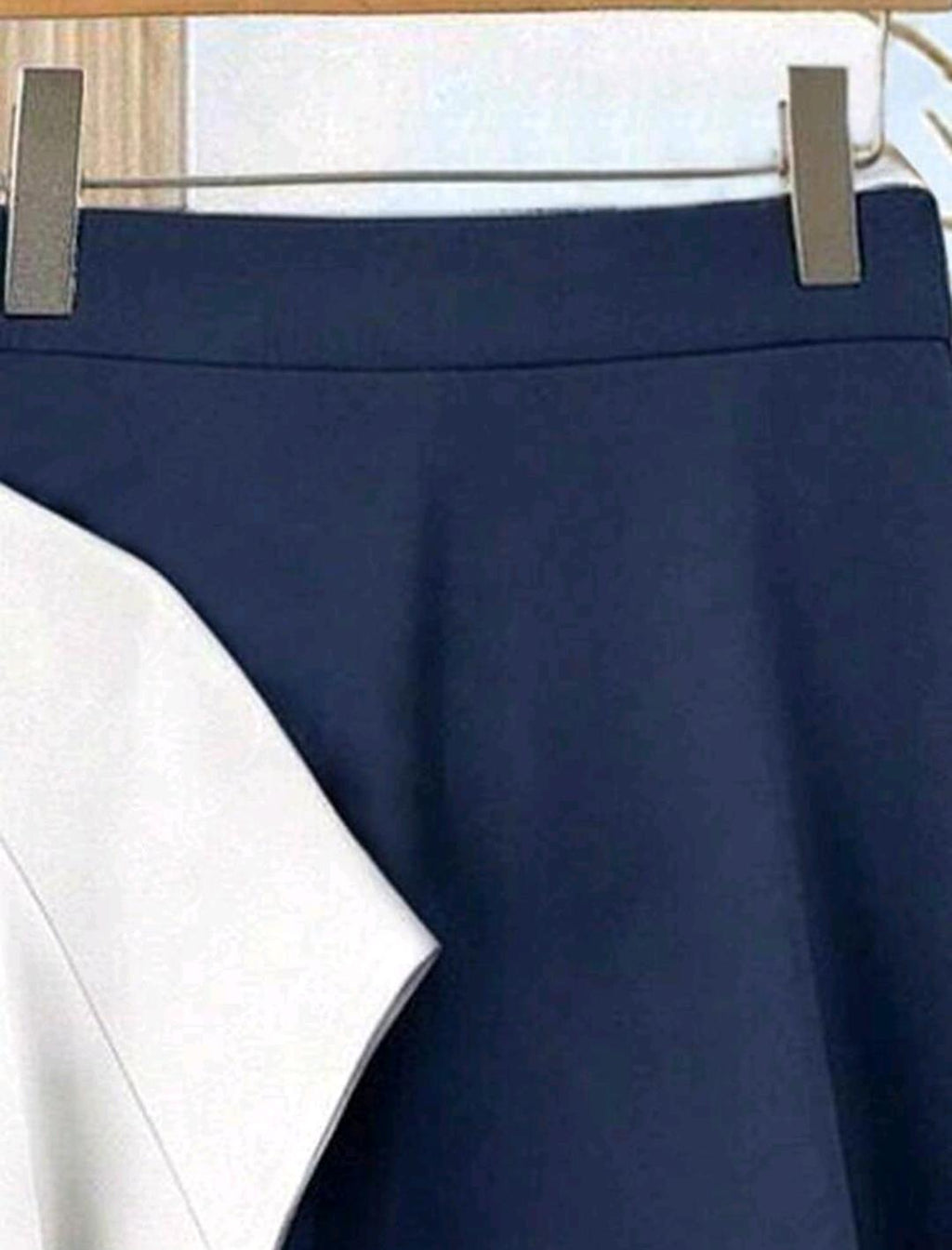 Rusticease 2 piezas Conjunto casual de verano para mujer con blusa con estampado de corazones y falda unicolor, ideal para vacaciones la oficina, la iglesia o fiestas.