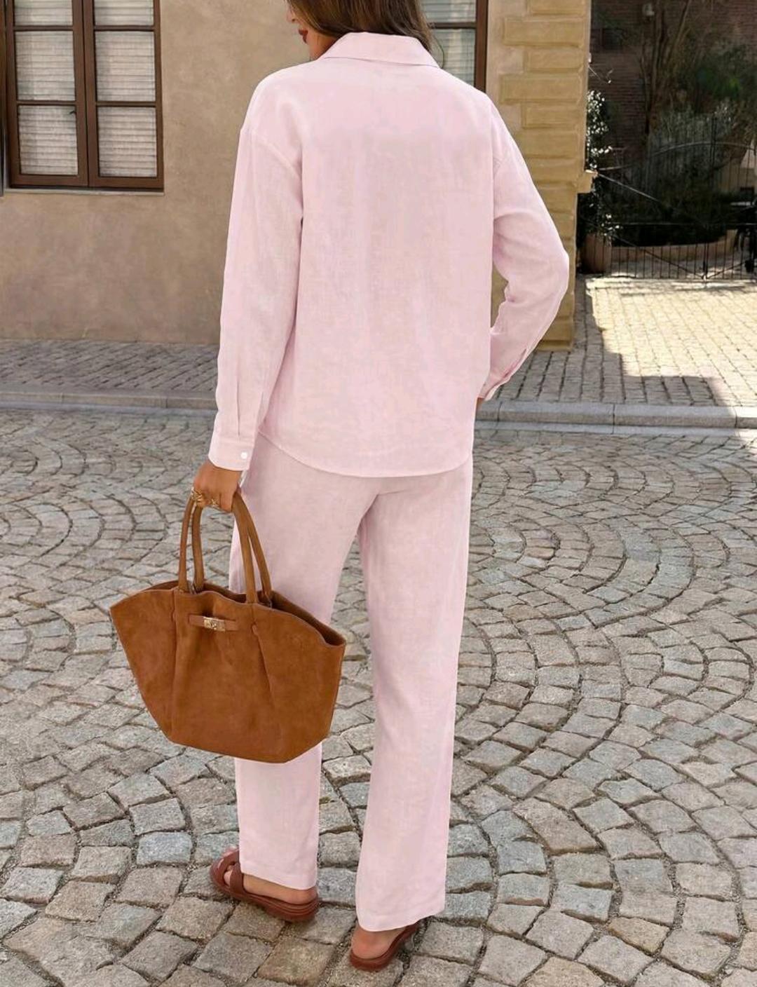 Conjunto de camisa y pantalón 100 % algodón | Bajo pedido