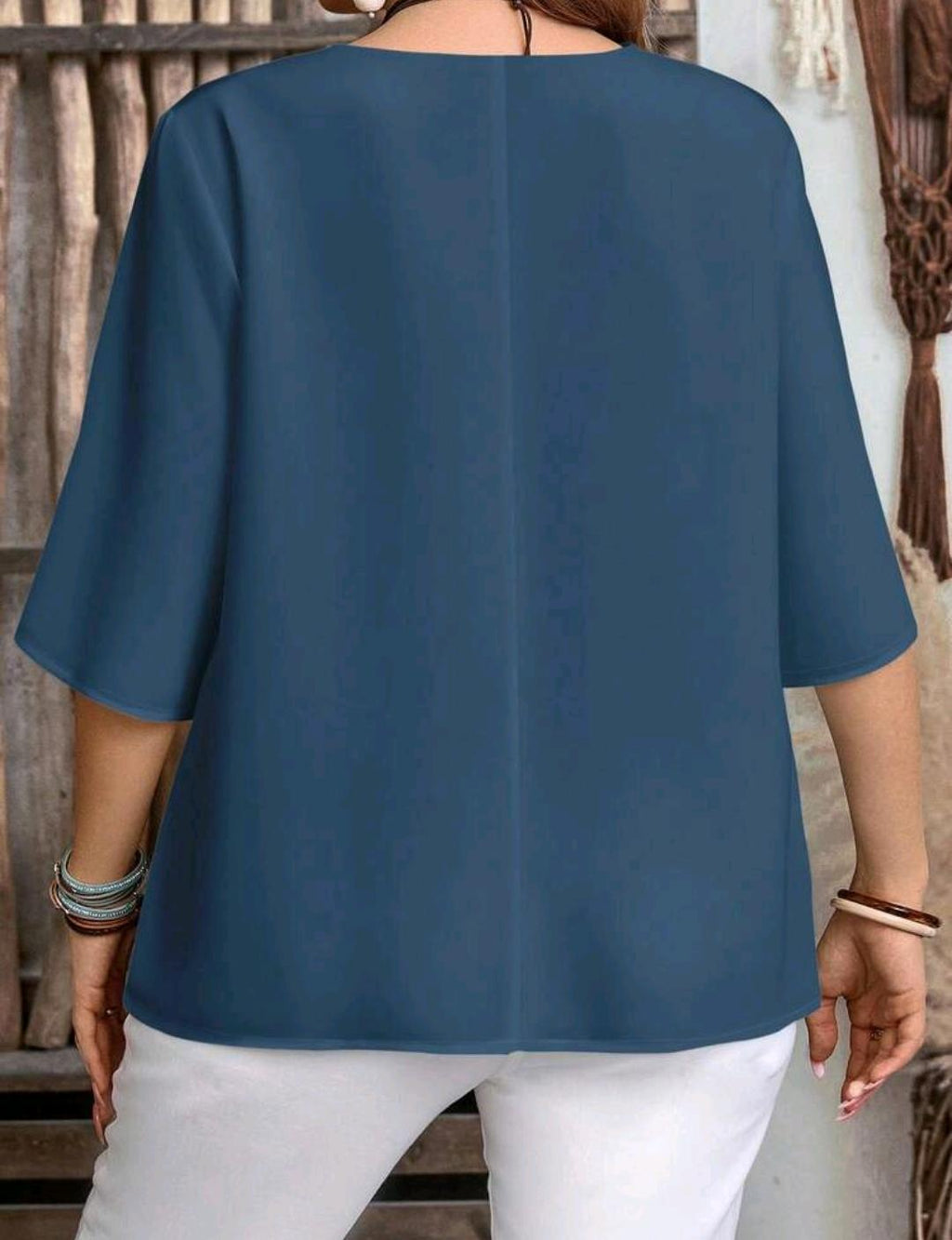 Blusa Amelia con detalle de botones