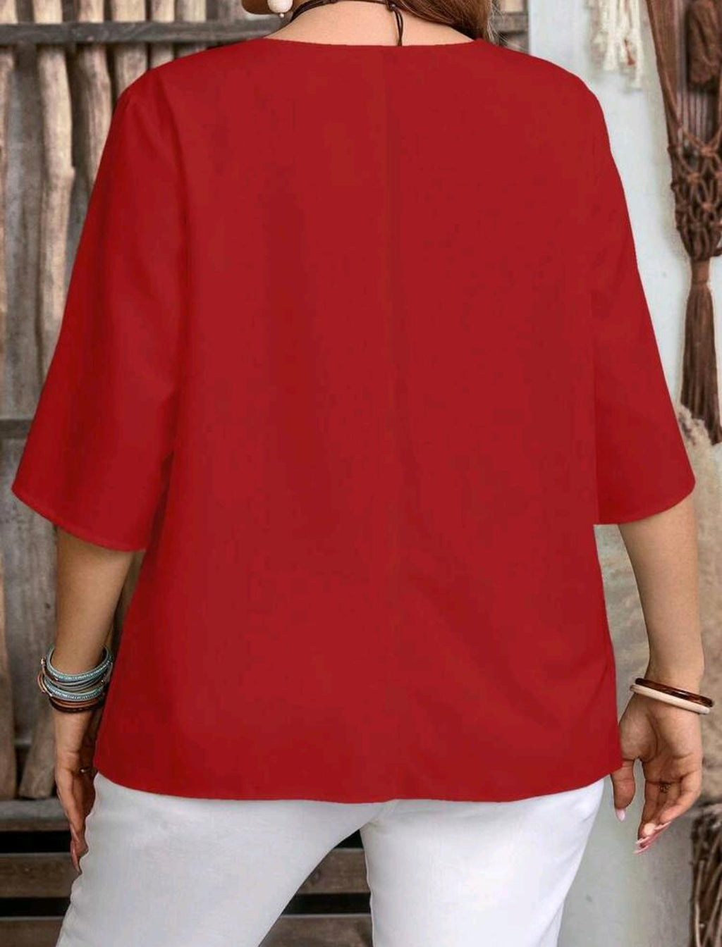 Blusa Amelia con detalle de botones