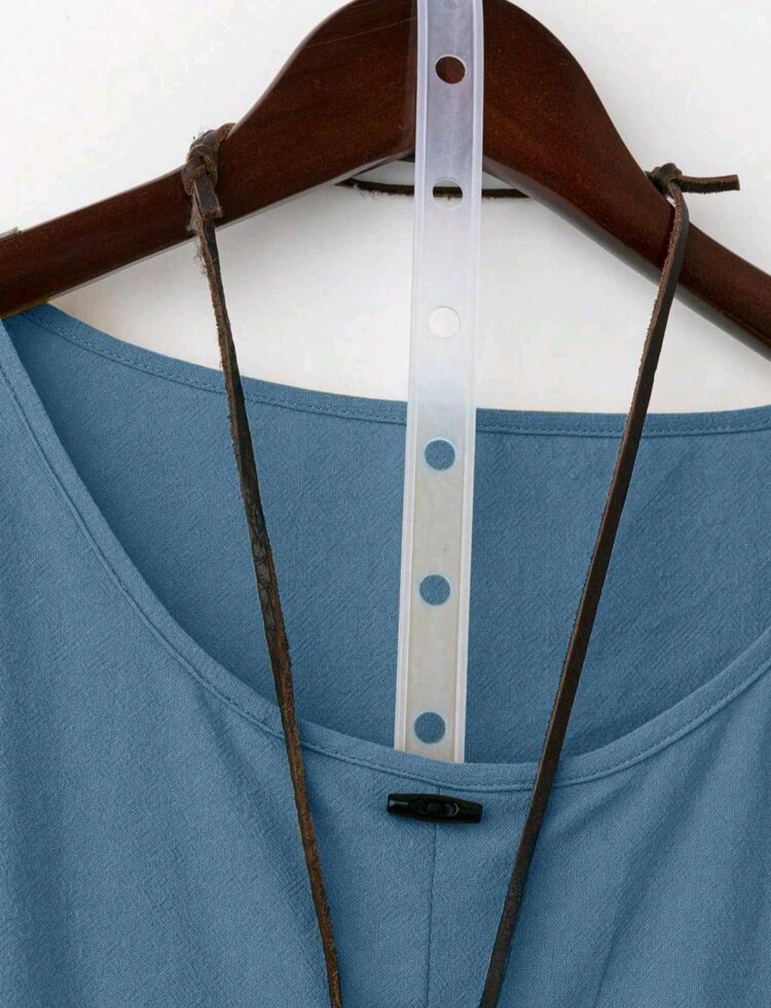 Blusa olgada con botones | Bajo pedido