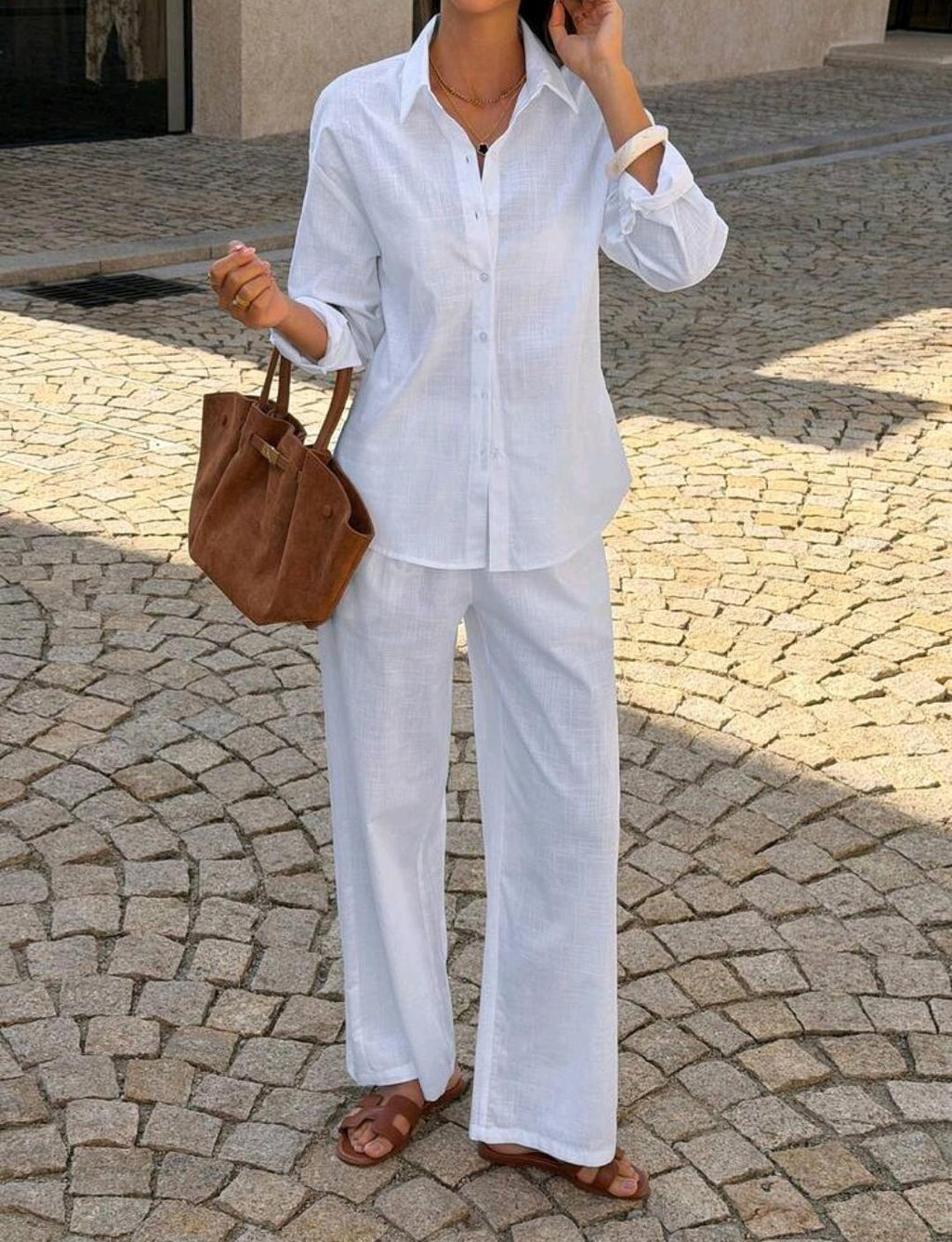 Conjunto de camisa y pantalón 100 % algodón | Bajo pedido