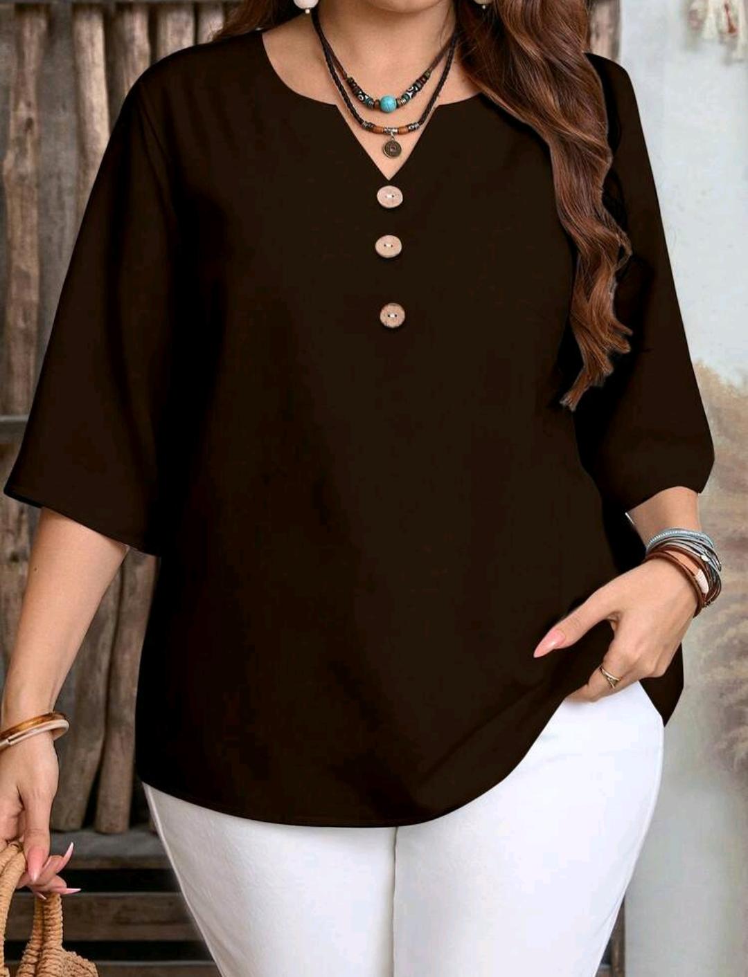 Blusa Amelia con detalle de botones