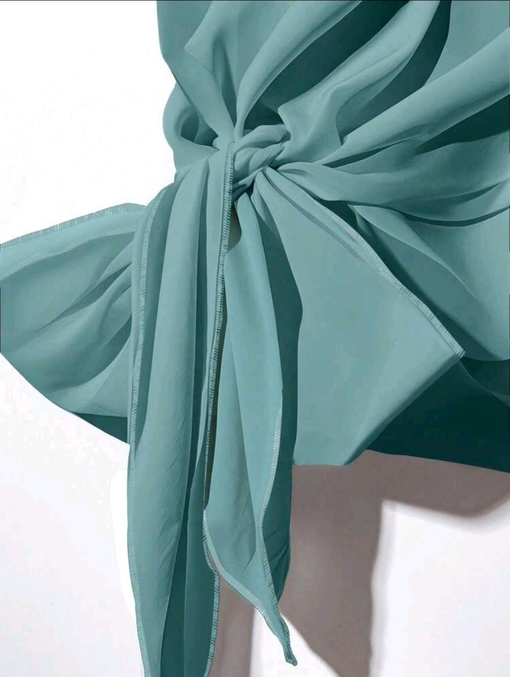 EMERY ROSE Conjunto de dos piezas para mujer talla grande con top azul empolvado de manga murciélago y nudo lateral & pantalones con estampado de ramas florales, estilo bohemio de verano para vacaciones, días festivos y madre de la novia.