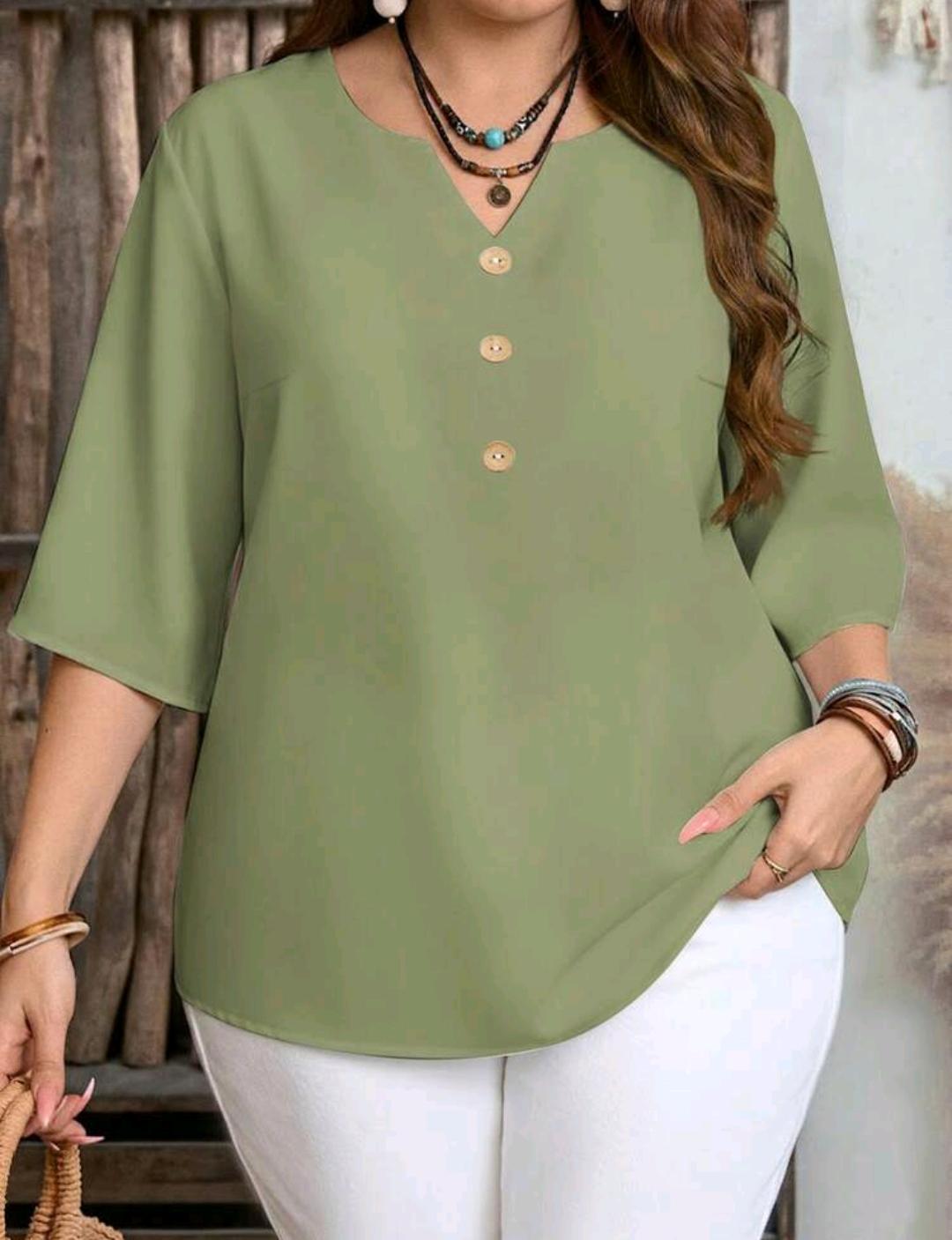 Blusa Amelia con detalle de botones