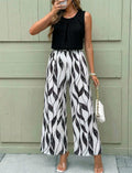 Conjunto de 2 piezas de pantalón y blusa