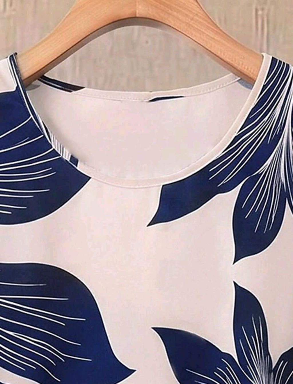 Conjunto de top y pantalones con estampado floral para mujer talla grande, conjunto casual de vacaciones, primavera/verano