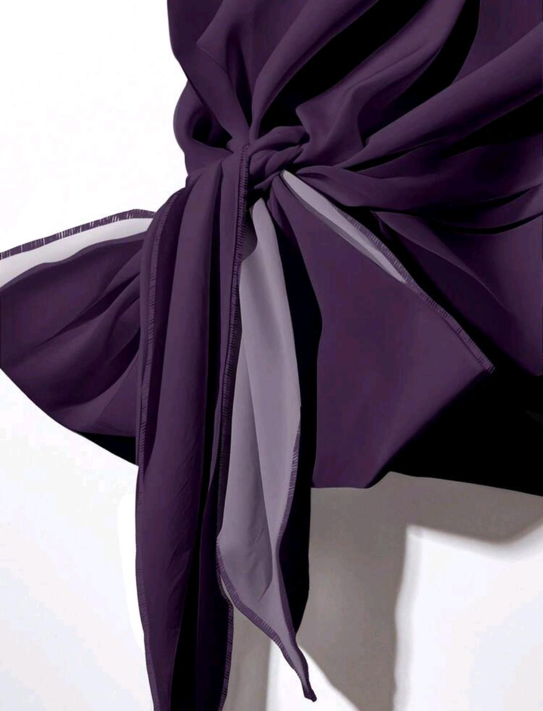 SHEIN LUNE Conjunto de 2 piezas de blusa con lazo y pantalones rectos para mujer.