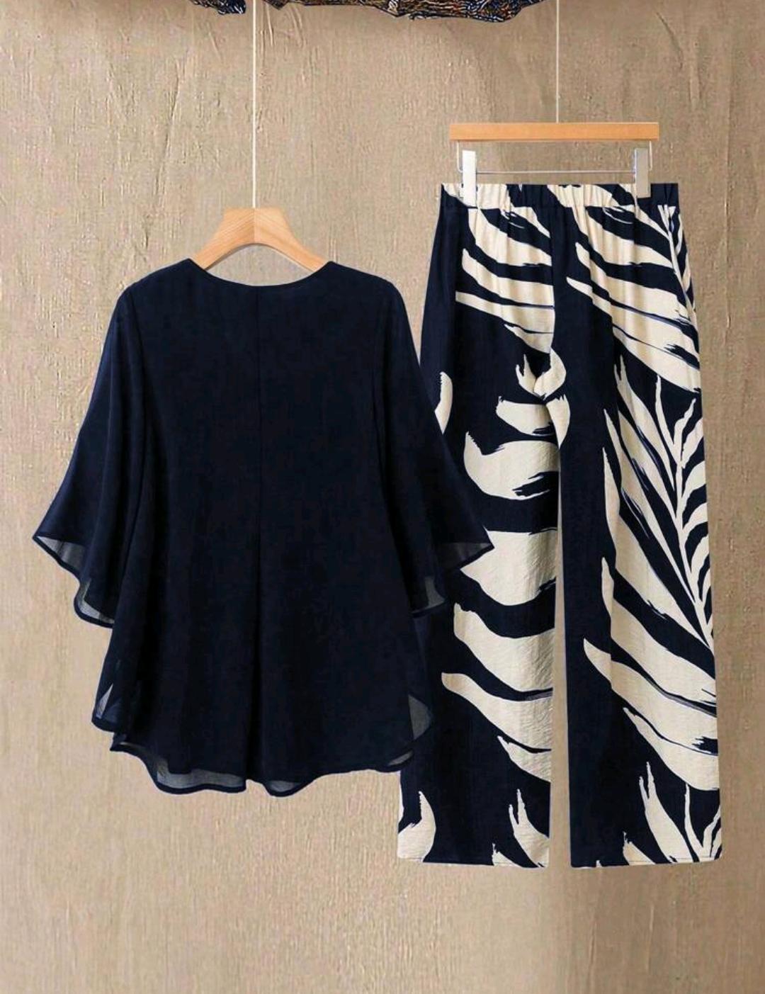 Conjunto Brisa Tropical Plus | Blusa y pantalón | Bajo pedido