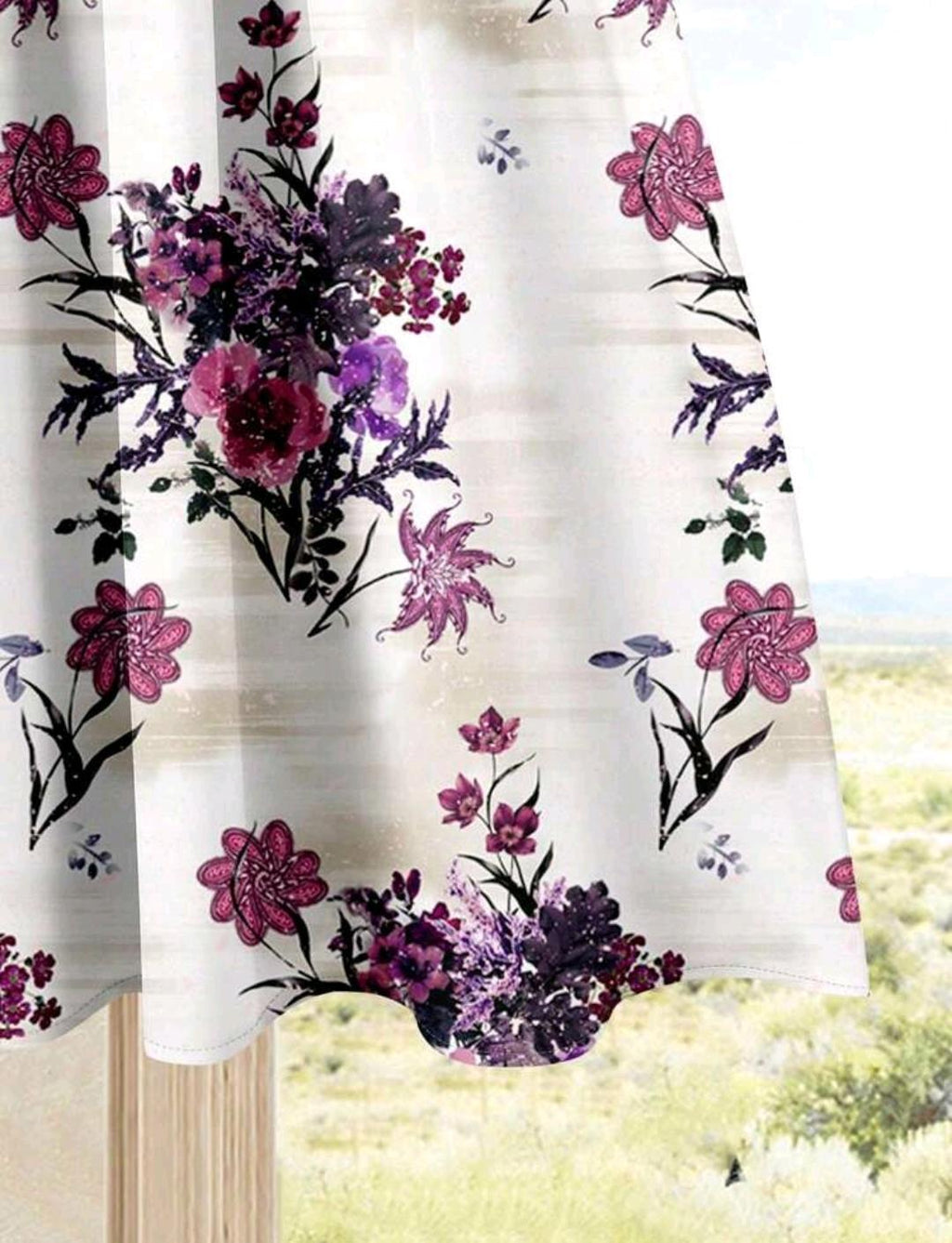 2 piezas Conjunto de top casual de unicolor + falda estampado floral para vacaciones de verano.