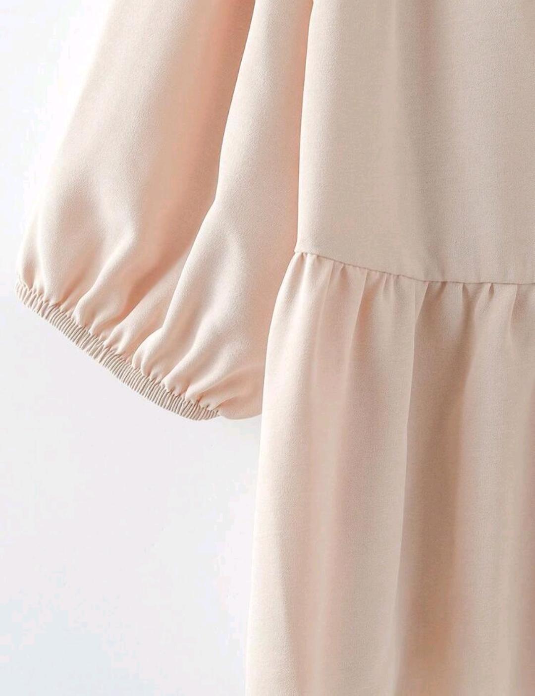 Conjunto de Camisa y Pantalon con Mangas de Linterna y volantes en el bajo con estampado floral rosa para Mujer talla grande, atuendo bohemio de otoño para vacaciones y festividades, conjunto de 2 piezas de ropa casual de verano y primavera