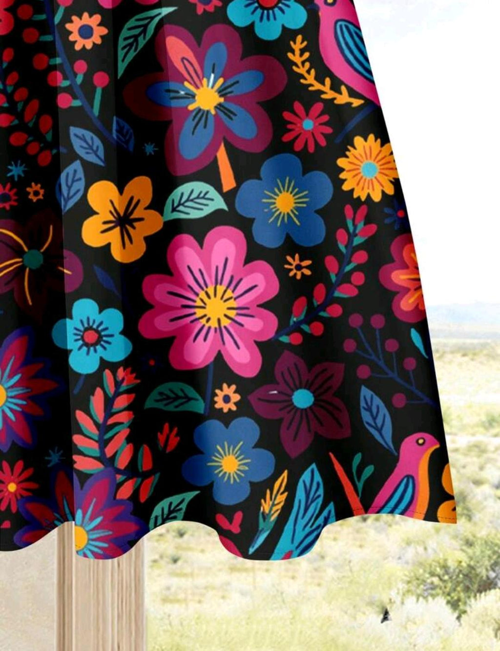 Conjunto de 2 piezas para mujer, top de unicolor + falda estampada, atuendo casual de vacaciones de verano.