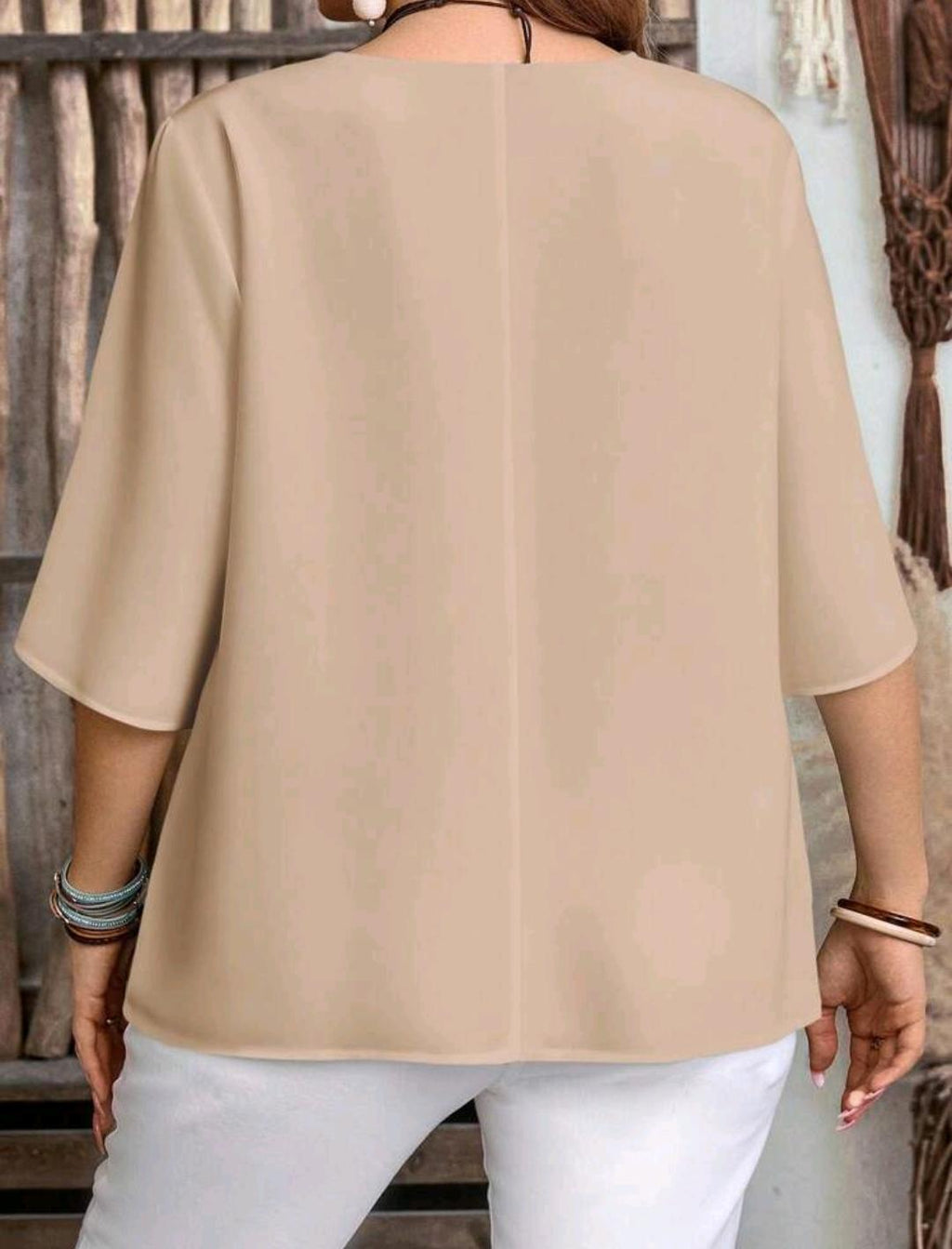 Blusa Amelia con detalle de botones