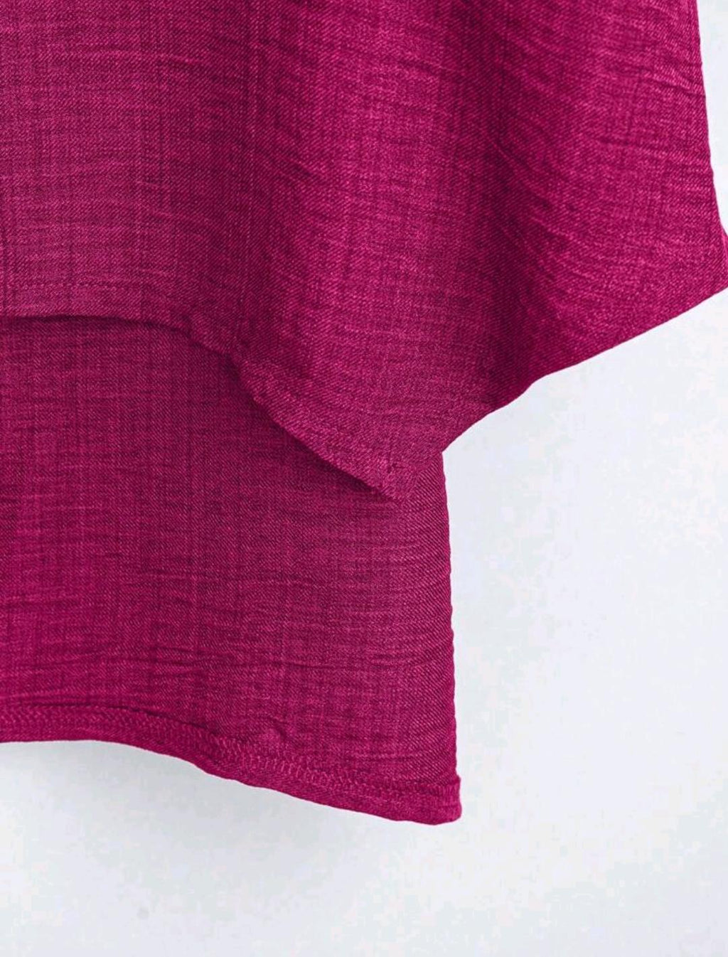 Blusa Plus de corte amplio y manga media | Bajo pedido