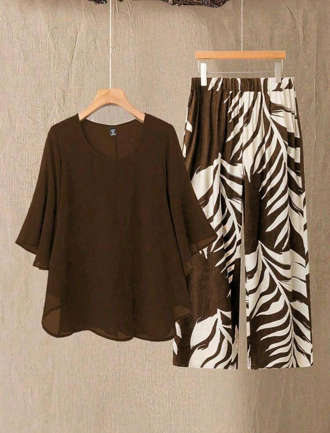 Conjunto Brisa Tropical Plus | Blusa y pantalón | Bajo pedido