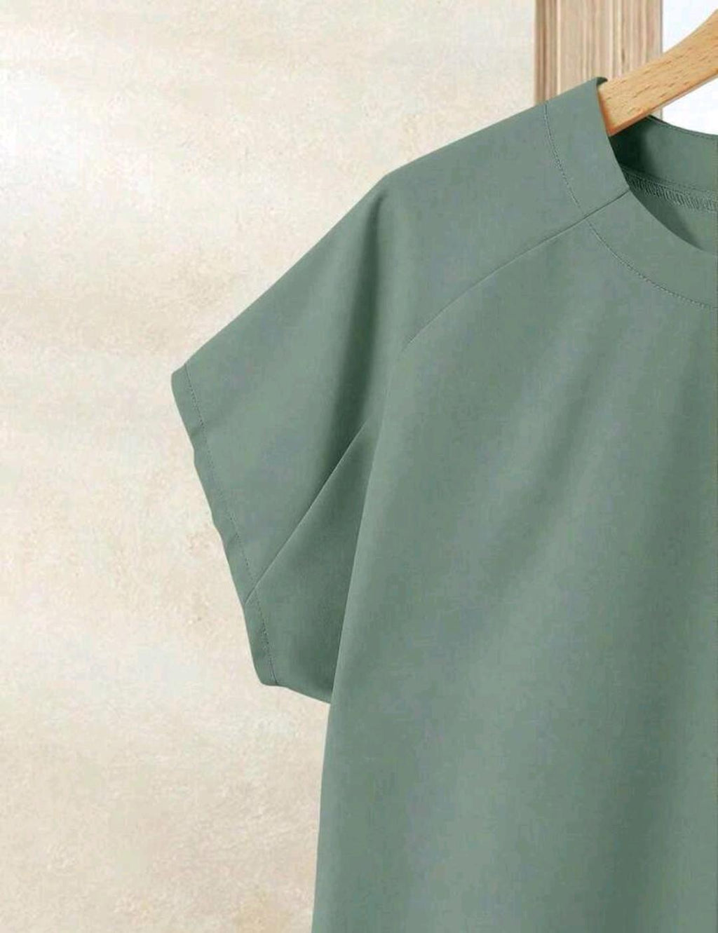 2 piezas Conjunto de top casual de unicolor + falda estampada para vacaciones de verano.