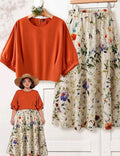 Falda y blusa