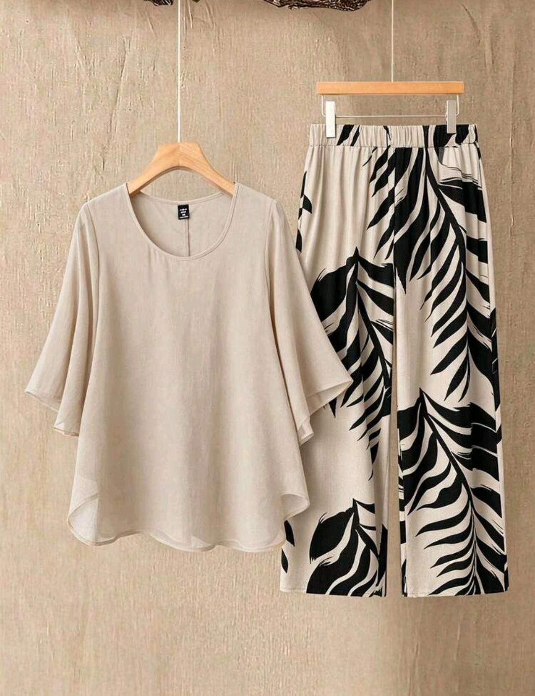 Conjunto Brisa Tropical Plus | Blusa y pantalón | Bajo pedido
