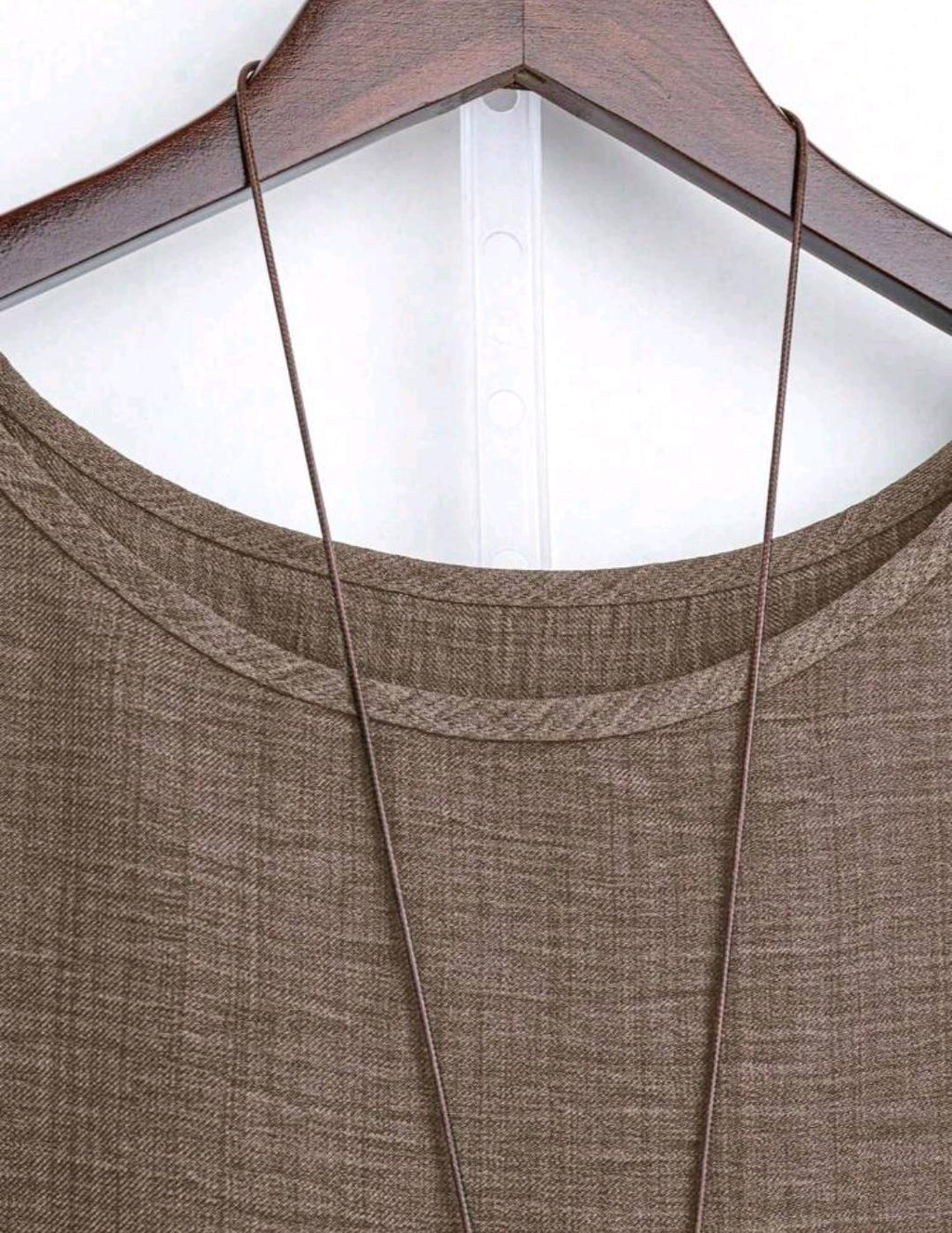 Blusa Plus de corte amplio y manga media | Bajo pedido