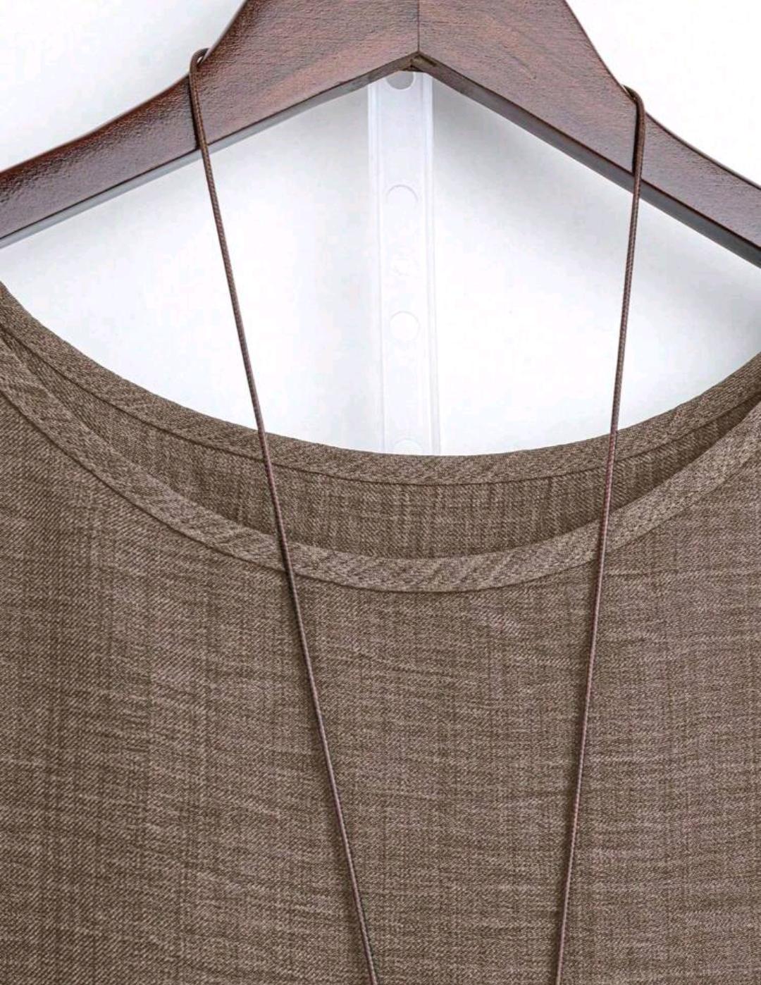 Blusa Plus de corte amplio y manga media | Bajo pedido