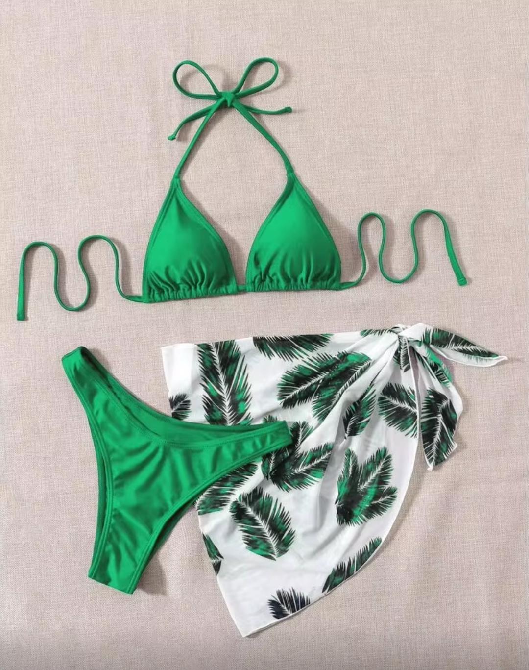 Traje de baño de 3 piezas