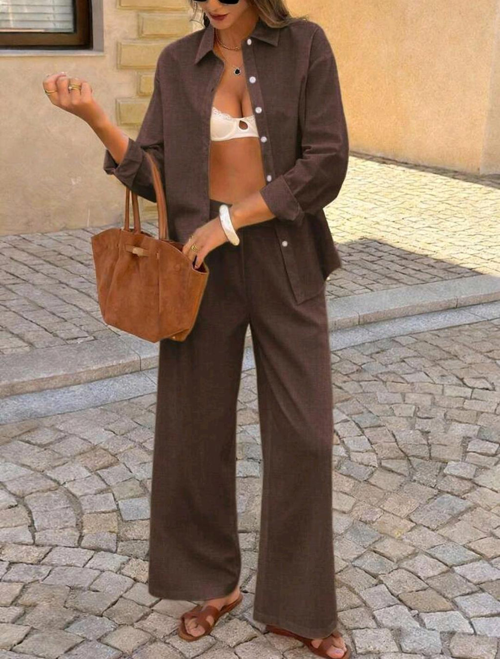 Conjunto de camisa y pantalón 100 % algodón | Bajo pedido