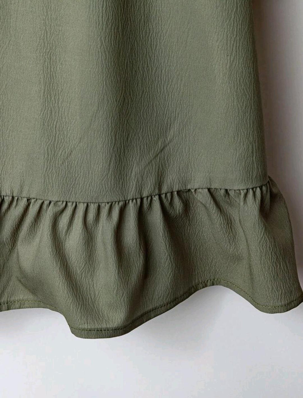 Linhara Conjunto de 2 piezas para mujer talla grande: Camisa con volantes en el dobladillo y pantalones casuales estampados, para primavera/verano