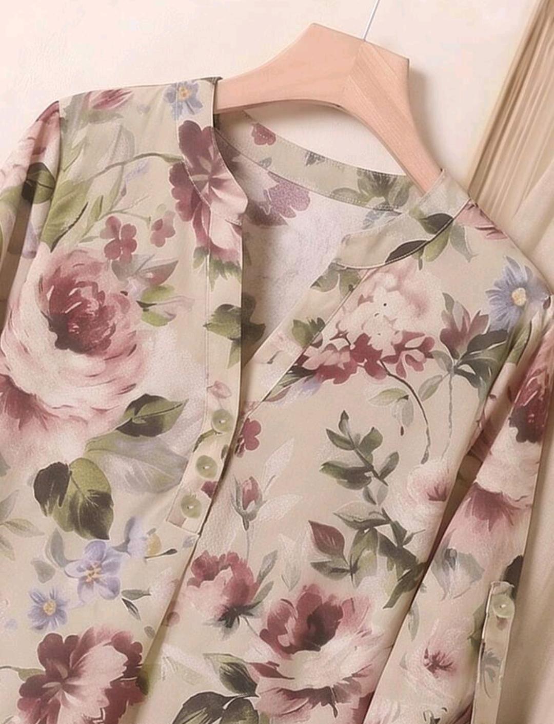 Conjunto de 2 piezas de pantalón y blusa manga larga – Bajo pedido