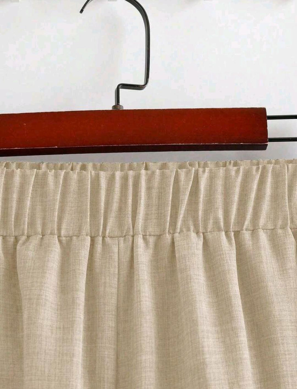 Conjunto de blusa lisa y pantalón ancho estampado | Bajo pedido